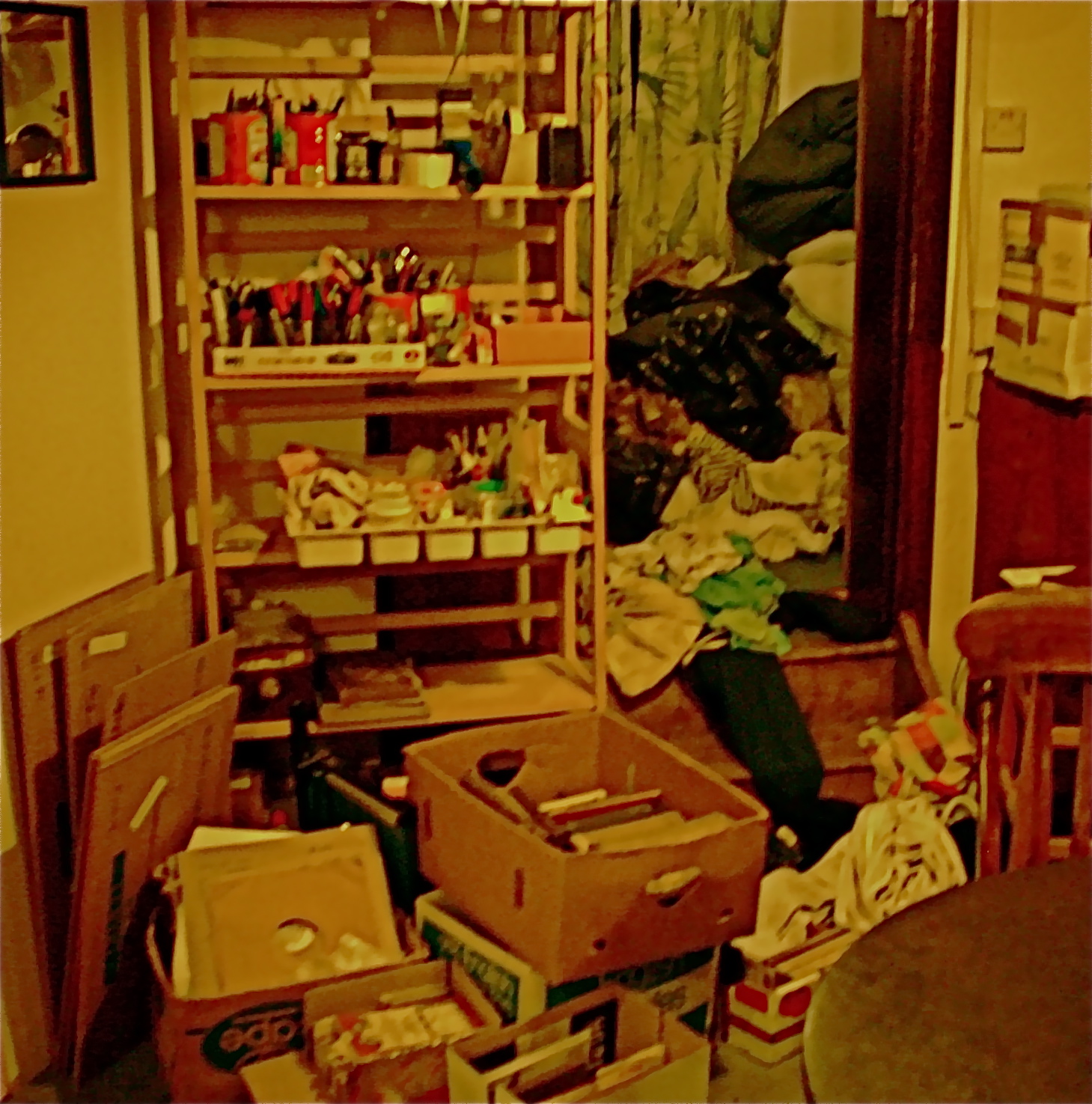 grainy room